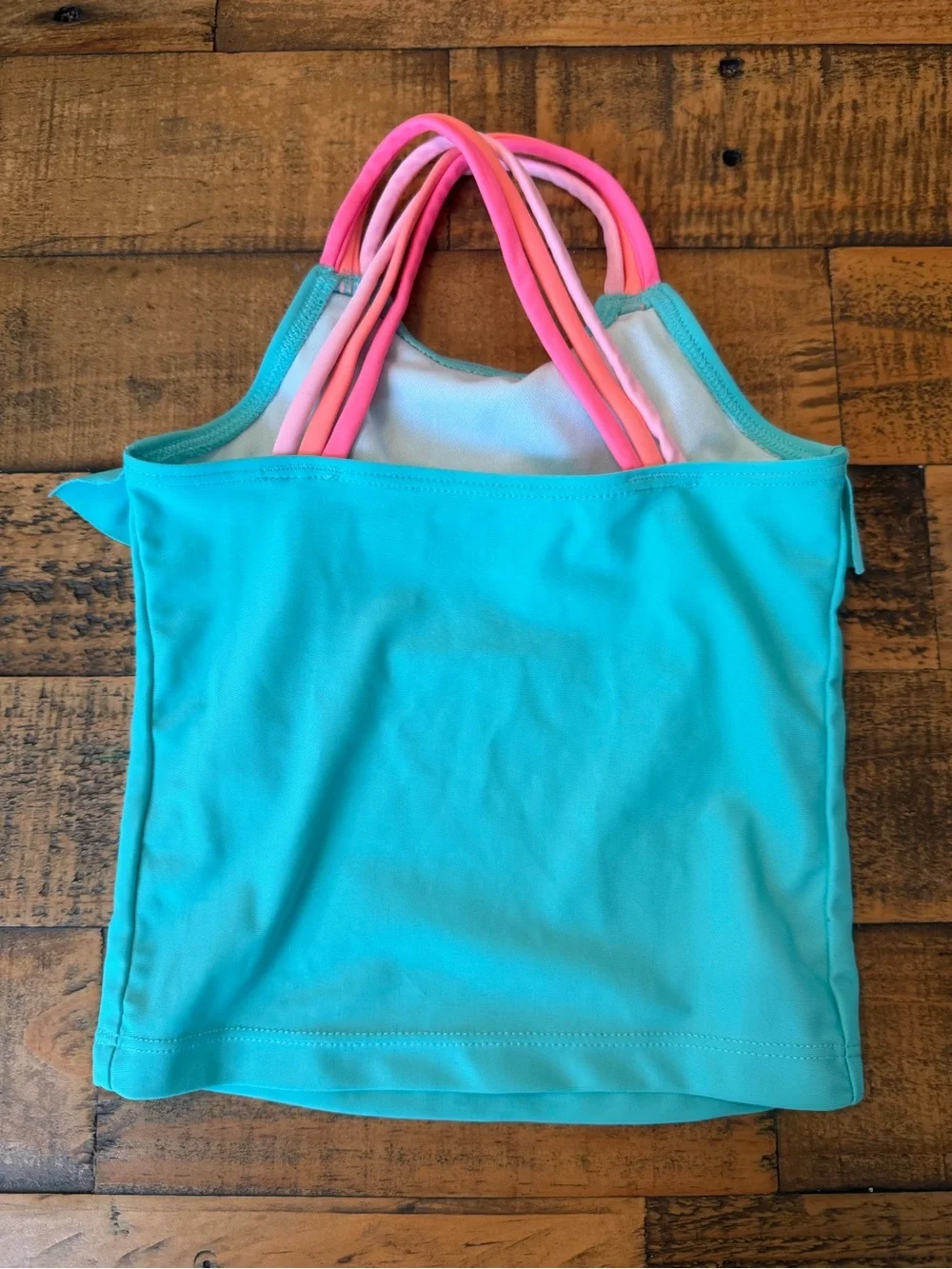 Carter's Aqua Tankini with Pink Straps